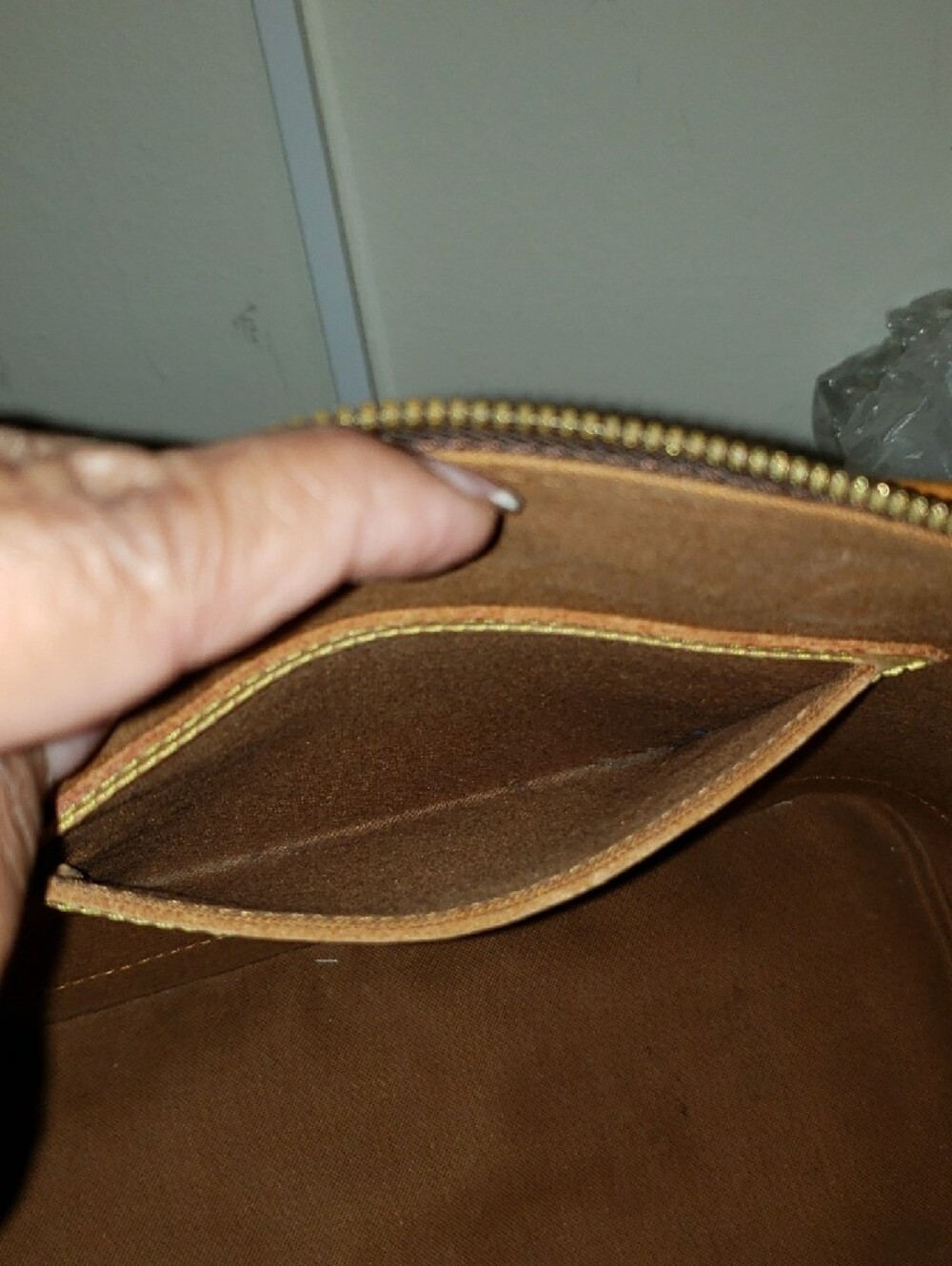 Louis Vuitton Monogram Canvas Alma Satchel in Brown and Tan - Picture 5 of 15